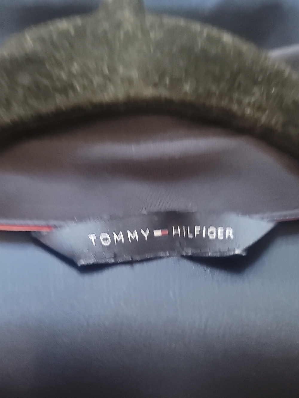 Tommy Hilfiger Navy Dress with Subtle Red Trim - Picture 5 of 5